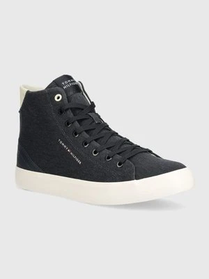 Tommy Hilfiger trampki TH HI VULC SUMMER CVS męskie kolor granatowy FM0FM05076