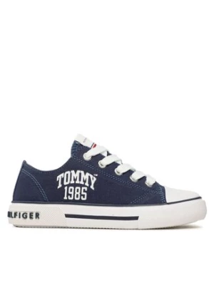 Tommy Hilfiger Trampki Varisty Low Cut Lace-Up Sneaker T3X9-32833-0890 M Granatowy
