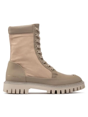 Tommy Hilfiger Trapery Th Casual Lace Up Boot FW0FW06549 Beżowy