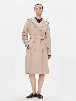 Tommy Hilfiger Trencz Cotton Classic Trench WW0WW40482 Beżowy Regular Fit