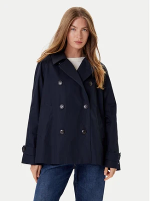 Tommy Hilfiger Trencz WW0WW45618 Granatowy Regular Fit