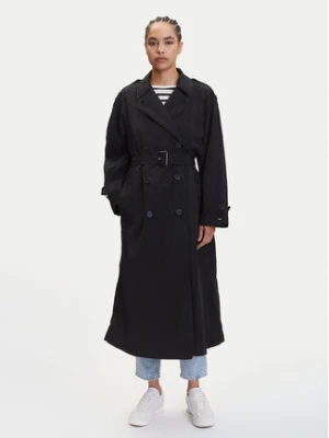 Tommy Hilfiger Trencz WW0WW45632 Czarny Oversize