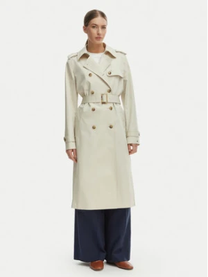 Tommy Hilfiger Trencz WW0WW48873 Beżowy Slim Fit