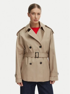 Tommy Hilfiger Trencz WW0WW49586 Beżowy Relaxed Fit