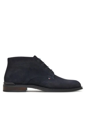 Tommy Hilfiger Trzewiki Corporate FM0FM05579 Granatowy