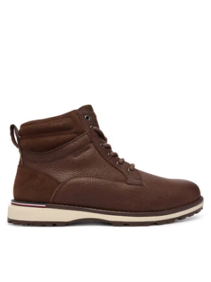 Tommy Hilfiger Trzewiki Corporate W FM0FM05606 Brązowy
