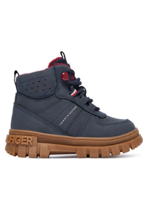 Tommy Hilfiger Trzewiki T1X5-34127-1696800 Granatowy