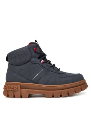 Tommy Hilfiger Trzewiki T3X5-34129-1696 D Granatowy
