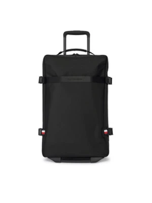 Tommy Hilfiger Walizka kabinowa Th Nylon Travel Soft AM0AM13474 Czarny