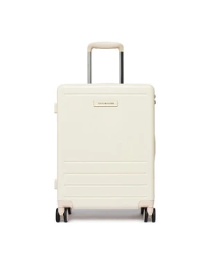 Tommy Hilfiger Walizka kabinowa Th Travel Cabin Case AW0AW17829 Écru