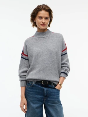Tommy Hilfiger wełniana bluzka Kobiety Wełna szary