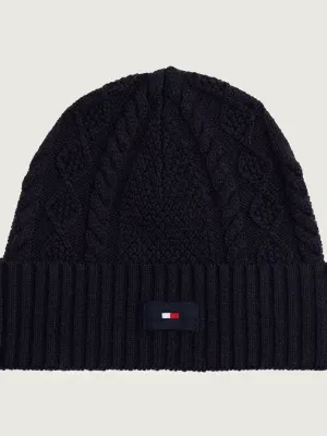 Tommy Hilfiger Wełniana czapka FLAG