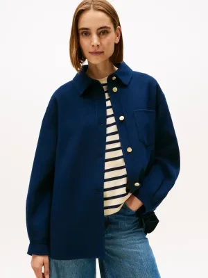 Tommy Hilfiger Wełniana koszula | Regular Fit