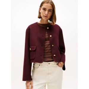 Tommy Hilfiger Wełniana kurtka | Regular Fit