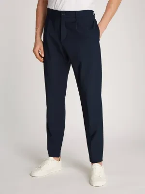 Tommy Hilfiger Wełniane spodnie chino HARLEM | Regular Fit