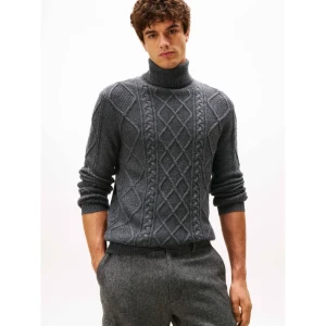 Tommy Hilfiger Wełniany golf | Loose fit | z dodatkiem kaszmiru