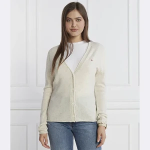 Tommy Hilfiger Wełniany kardigan | Regular Fit