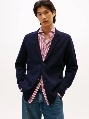 Tommy Hilfiger Wełniany kardigan | Regular Fit