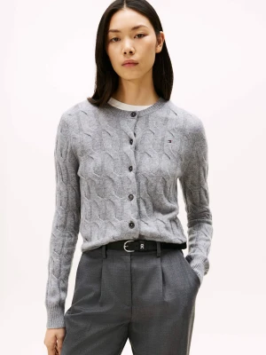 Tommy Hilfiger Wełniany kardigan | Regular Fit