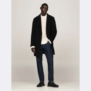 Tommy Hilfiger Wełniany płaszcz