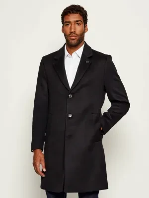 Tommy Hilfiger Wełniany płaszcz