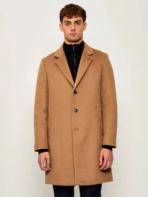 Tommy Hilfiger Wełniany płaszcz