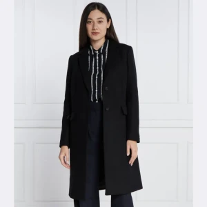 Tommy Hilfiger Wełniany płaszcz | z dodatkiem kaszmiru