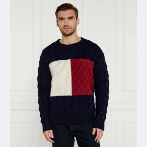 Tommy Hilfiger Wełniany sweter | Regular Fit