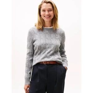 Tommy Hilfiger Wełniany sweter | Regular Fit