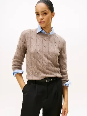 Tommy Hilfiger Wełniany sweter | Regular Fit