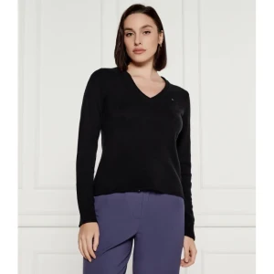 Tommy Hilfiger Wełniany sweter | Regular Fit