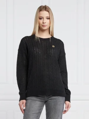 Tommy Hilfiger Wełniany sweter | Relaxed fit