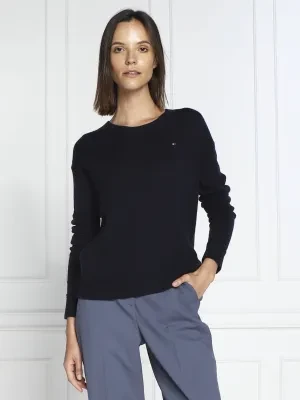 Tommy Hilfiger Wełniany sweter | Relaxed fit