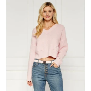 Tommy Hilfiger Wełniany sweter | Relaxed fit