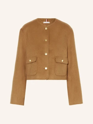 Tommy Hilfiger Żakiet Pudełkowy beige