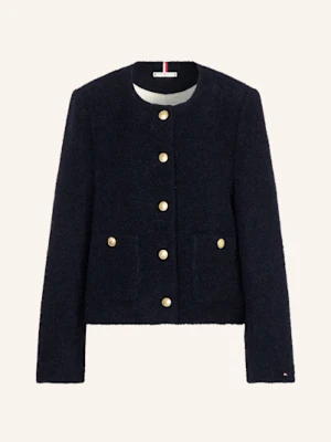 Tommy Hilfiger Żakiet Pudełkowy Z Bouclé blau