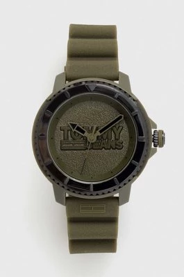 Tommy Hilfiger zegarek męski kolor zielony