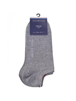 Tommy Hilfiger Zestaw 2 par niskich skarpet męskich 342023001 Szary