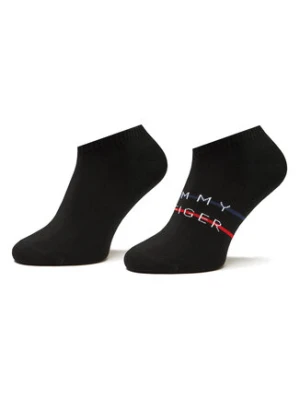 Tommy Hilfiger Zestaw 2 par niskich skarpet męskich 701222188 Czarny