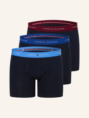 Tommy Hilfiger Zestaw 3 Par Bokserek schwarz GRANATOWY