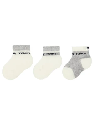 Tommy Hilfiger Zestaw 3 par wysokich skarpet dziecięcych 701222675 Kolorowy