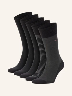 Tommy Hilfiger Zestaw 5 Par Skarpet W Pudełku Prezentowym schwarz