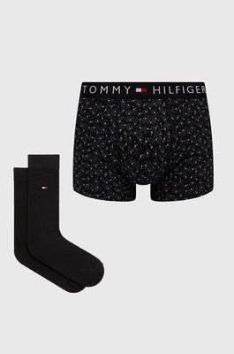 Tommy Hilfiger zestaw bokserki i skarpetki kolor czarny