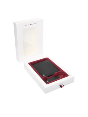 Tommy Hilfiger Zestaw portfel i brelok Gp Eton Cc And Coin Pckt Keyfob AM0AM07931 Czarny