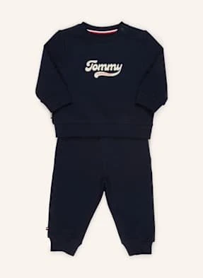 Tommy Hilfiger Zestaw: Zestaw: Bluza Nierozpinana I Spodnie Dresowe blau