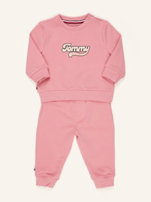 Tommy Hilfiger Zestaw: Zestaw: Bluza Nierozpinana I Spodnie Dresowe rosa