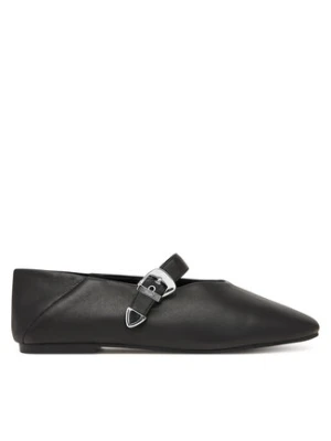 Tommy Jeans Baleriny Tjw Ballerina Nappa Leather EN0EN03043 Czarny