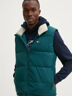 Tommy Jeans bezrękawnik turkusowy