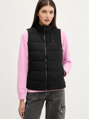 Tommy Jeans bezrękawnik damski kolor czarny przejściowy DW0DW21409