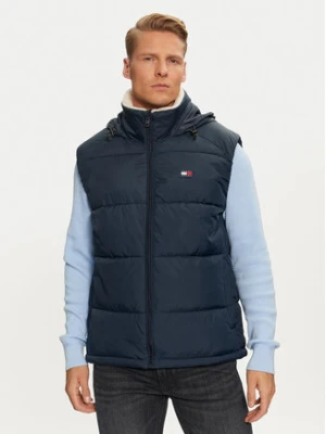 Tommy Jeans Bezrękawnik DM0DM19632 Granatowy Regular Fit